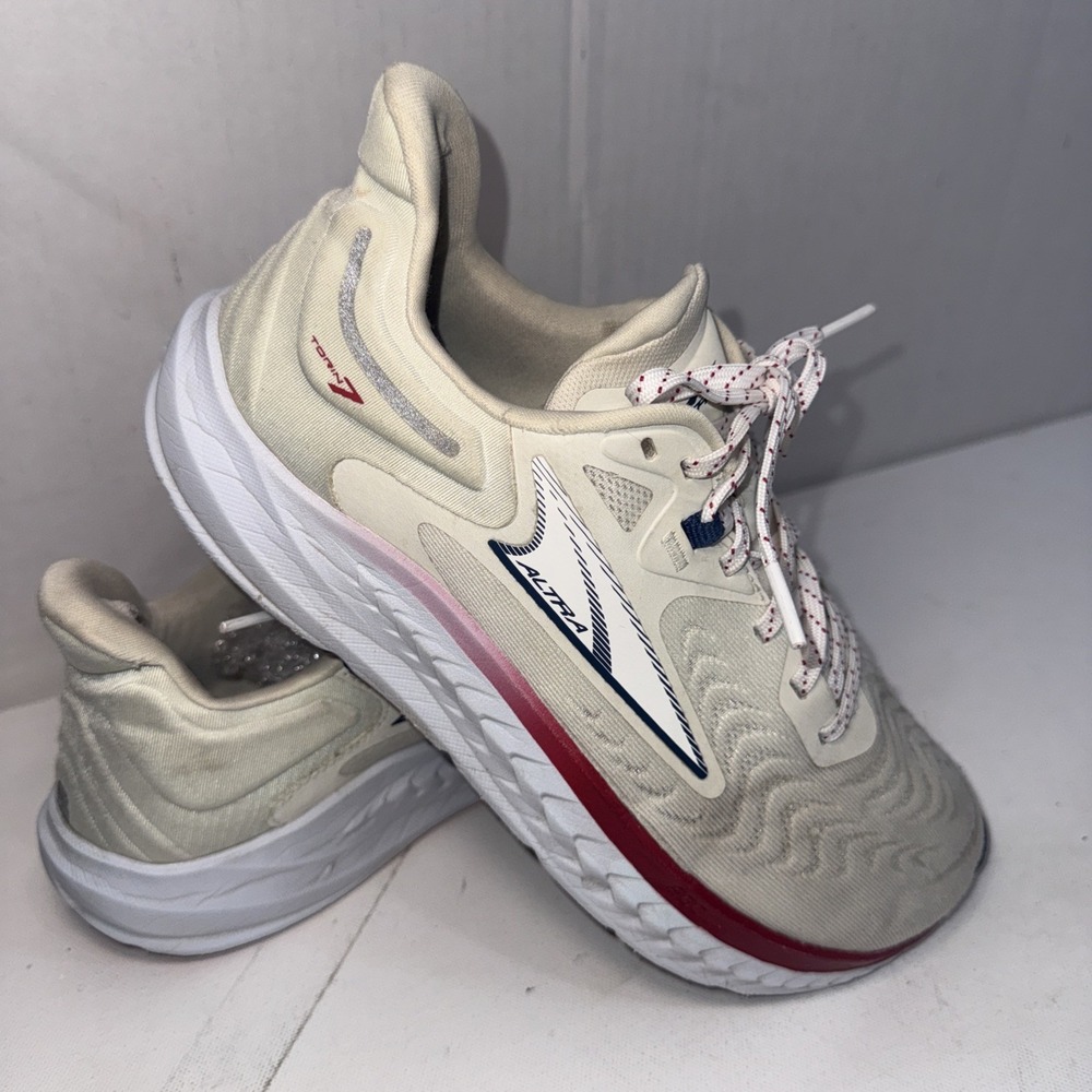 Altra Torin 7 Womens Size 9 White Zero Drop Athletic Running Gym Sneakers Shoes